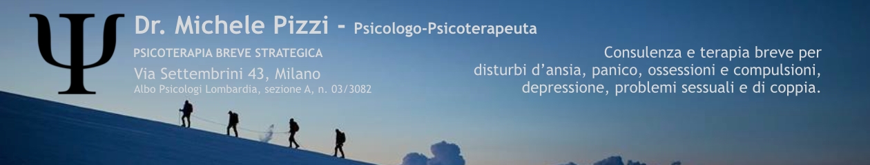 Michele Pizzi – Psicologo Psicoterapeuta a Milano